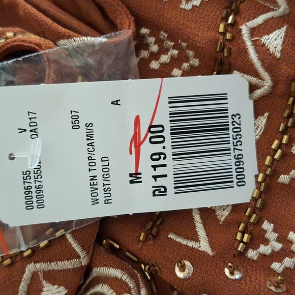 Boho Embellished Beaded Tank Top - Picture 7 of 7